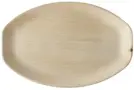 Talerz owalny z liścia palmowego 37x25 cm, biodegradowalny, opakowanie jednej sztuki.