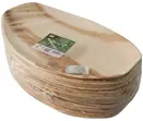 Liść Palmowy Talerz owalny 37/25  1szt PURE 37/25/3cm