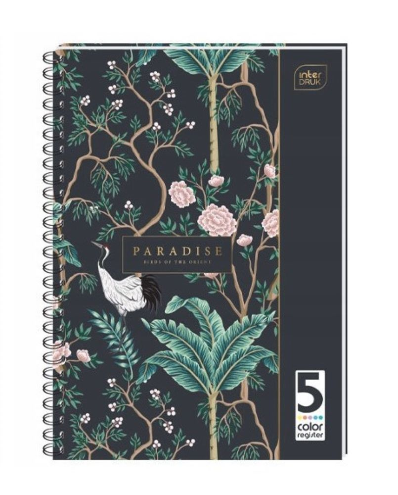 Kołozeszyt A5 100 kart. z kol.registramiInterdruk