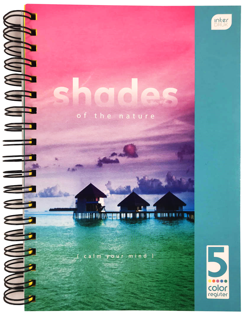 Kołozeszyt B5 160 kart z kolor.5 registr193582