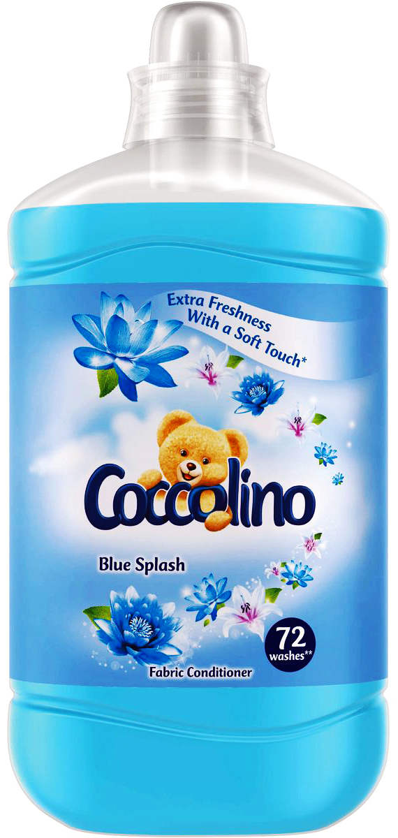 Coccolino Blue Splash to profesjonalny płyn zmiękczający, przeznaczony do płukania tkanin. Materiały stają się bardziej miękkie i elastyczne jednocześnie łatwiej się prasują. Płyn chroni kolory przed blaknięciem, dzięki czemu na długo zachowują swój pi...