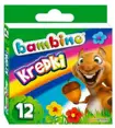 Kredki Świecowe 12 koloryBambino