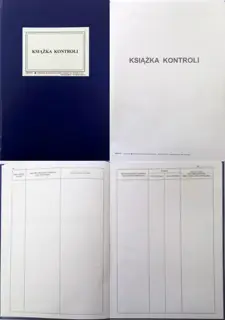 DR Książka kontroli Michalczyk A4P11-U Druki akcydensowe przeznaczone do wypełniania, wykorzystywane w czynnościach urzędowych, handlowych. Niezbędne w funkcjonowaniu firm, urzędów i innych jednostek zgodnie z obowiązującymi normami prawnymi.