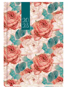 Kalendarz Terminarz POPULARNY A5T-209F kwiaty - widok alternatywny