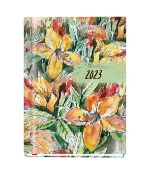 Kalendarz Terminarz MARTA B6T-215F  kwiaty