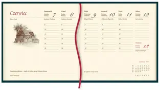 Kalendarz Terminarz NASTROJE 14/14cmT-272T - widok alternatywny