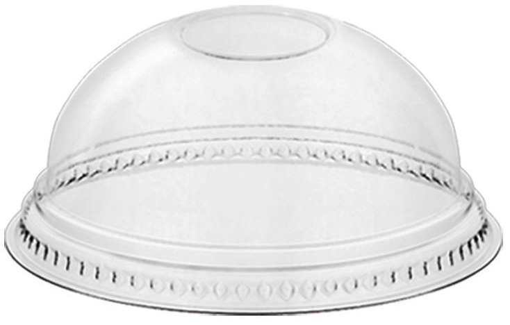 Pokrywka PET do szejków 78mm PEŁNA 50szt wypukła bez otworu