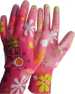 Rękawice ochronne DALIA KWIATY 1 para 7/S z dzianiny poliestrowej powlekane poliuretanem Rękawice robocze dziane, powlekane poliuretanem i zakończone ściągaczem.
*Rękawice nie kurczą się w kontakcie z wodą
*Bardzo odporne na przetarcia
*Duża elastyczność powoduje, że świetnie dopasowuje się do dłoni co zapewnia dużą zwinność ...