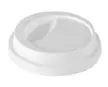 Pokrywka plast do kub.300-400 ml 90mm 100 szt BIAŁA