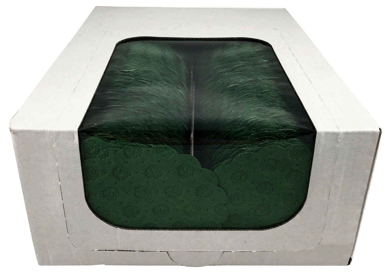 Serwetka pod filiżankę ZIELONA 500szt Srednica 9 cm.