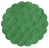 Serwetka pod filiżankę ZIELONA 500szt Srednica 9 cm.