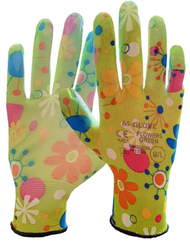 Rękawice ochronne DALIA KWIATY 1 para 8/M z dzianiny poliestrowej powlekane poliuretanem Rękawice robocze dziane, powlekane poliuretanem i zakończone ściągaczem.
*Rękawice nie kurczą się w kontakcie z wodą
*Bardzo odporne na przetarcia
*Duża elastyczność powoduje, że świetnie dopasowuje się do dłoni co zapewnia dużą zwinność ...