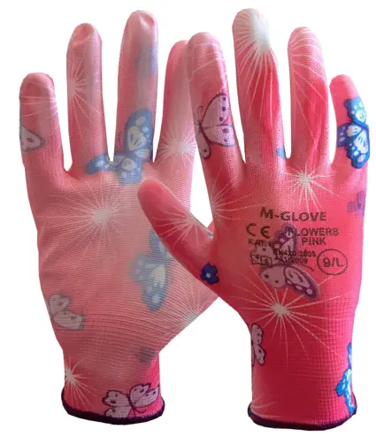 Rękawice ochronne DALIA KWIATY 1 para 8/M z dzianiny poliestrowej powlekane poliuretanem Rękawice robocze dziane, powlekane poliuretanem i zakończone ściągaczem.
*Rękawice nie kurczą się w kontakcie z wodą
*Bardzo odporne na przetarcia
*Duża elastyczność powoduje, że świetnie dopasowuje się do dłoni co zapewnia dużą zwinność ...