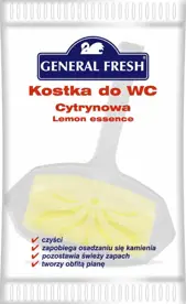 General Fresh kostka do WC w folii zapach cytrynowy 35g