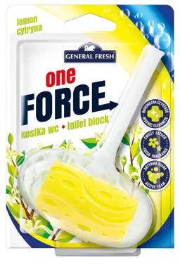 Kostka WC General Fresh  ONE FORCE 40g CYTRYNOWY