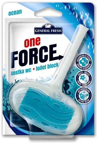Kostka WC General Fresh  ONE FORCE 40g MORSKI
