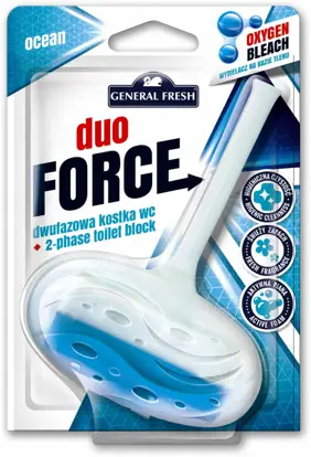 Kostka WC General Fresh  DUO FORCE 40g MORSKI