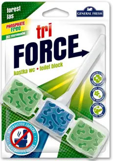 Kostka WC General Fresh  TRI FORCE 1szt LAS 45g