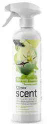 CLINEX Scent 500ml HAWAJSKA WANILIA Odświeżacz powietrza Wysoce skoncentrowany odświeżacz powietrza Clinex Scent jest unikalnym produktem do zastosowania we wszelkiego rodzaju pomieszczeniach. Idealny do odświeżania powietrza w biurach, przestrzeniach dla palących, pokojach gościnnych, toaletach. Unikalna nu...