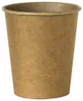 Kubek papierowy kraft 360ml do napojów gorących i zimnych, średnica 90mm, opakowanie 50 sztuk.