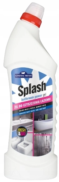 Żel do WC Splash 750ml do czyszczenia muszli klozetowej, usuwający kamień i rdzę.