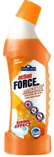 Płyn do WC General Fresh ACTION GEL FORCE 1L BRZOSKWINIA Zagęszczony płyn do WC to jeszcze więcej higieny i świeżości w toalecie. Specjalna konsystencja i starannie przygotowana receptura sprawiają, że usunięcie brudu i kamienia jest możliwe bez szorowania. Płyn sprawdza się także w czyszczeniu miejsc trudno...