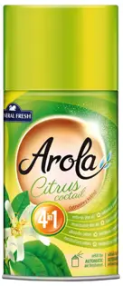 Odświeżanie i nawilżanie powietrza, pochłanianie i neutralizacja nieprzyjemnych zapachów, intensywny i przyjemny zapach. Długa żywotność produktu, nowoczesny i atrakcyjny design.

Pojemność: 250ml
Zapach: cytrusowy koktajl