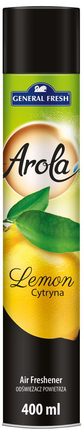 Odświeżacz General Fresh Arola spray 400ml cytryna, aerozol o zapachu cytryny.