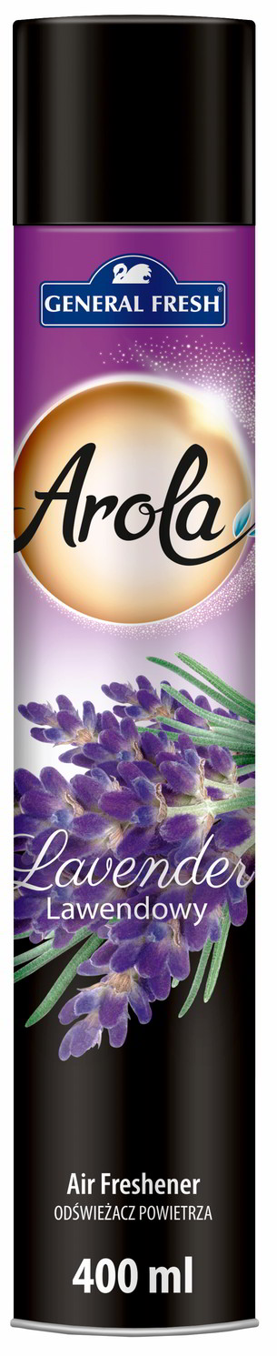Odświeżacz powietrza General Fresh Arola spray 400ml lawenda w aerozolu.