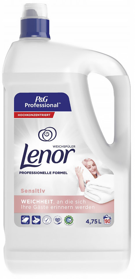 Płyn do płukania Lenor Professional Sensitiv 4,75 L biały