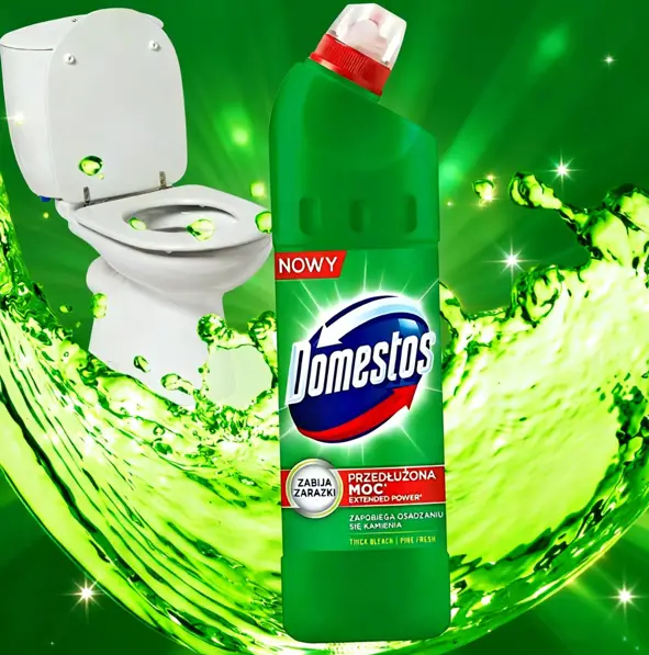 Żel czyszczący do WC Domestos Pine Fresh 1000ml - widok alternatywny