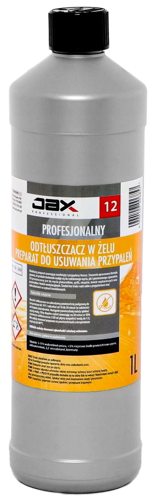 JAX Odtłuszczacz Grill na przypalenia 1L spray JAX Odtłuszczacz Grill 1L spray do usuwania przypalonych zabrudzeń