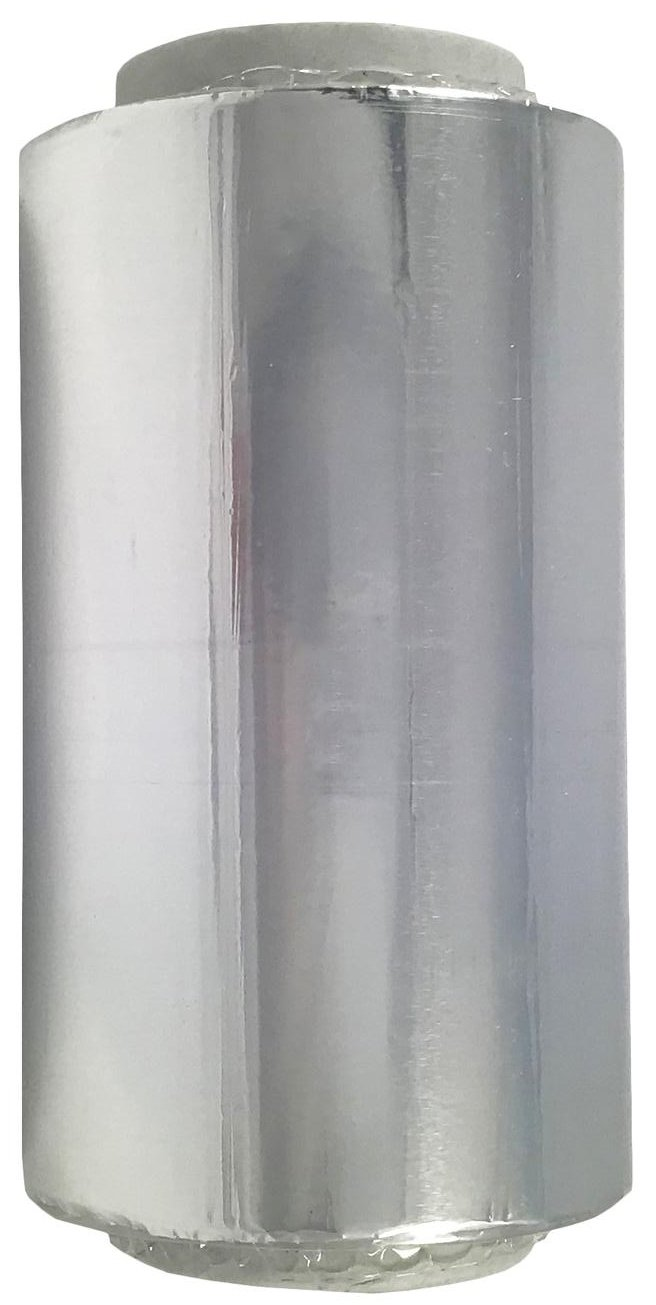 Nawinięta na rolkę, profesjonalna folia fryzjerska. Charakteryzuje się odpowiednio dobraną długością, jest plastyczna oraz wytrzymała na zrywanie.

     *Szerokość: 12cm
     *Waga rolki: 0,8kg
     *Długość: 160m