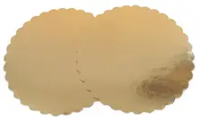 Podkładka ZŁOTA fi 32cm KARBOWANA 1szt 2000g