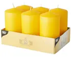 Świeca PIEŃKOWA  fi 6cm/ 11cm  1szt Żółta