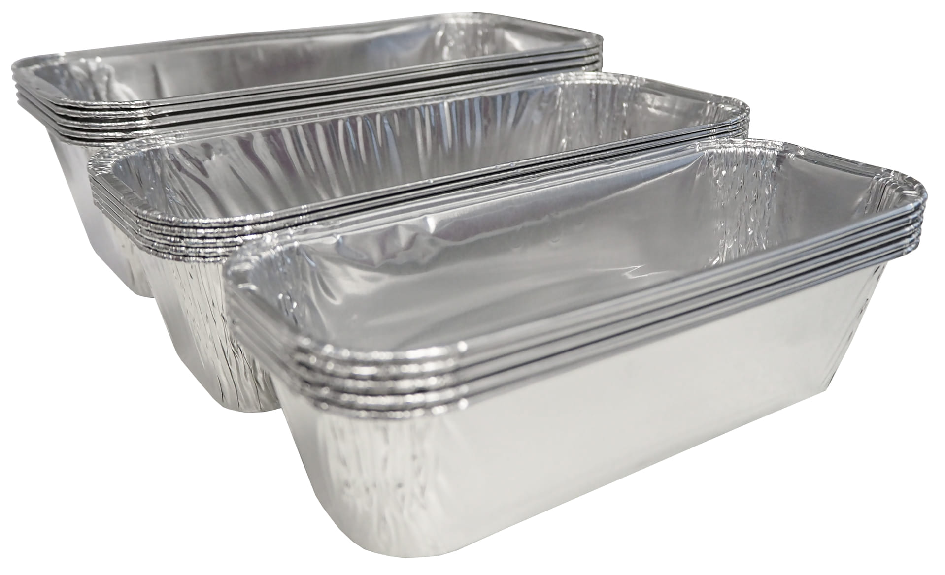 Foremki aluminiowe do pieczenia prostokątne, zestaw 15 sztuk w 3 rozmiarach