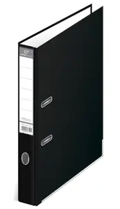 Ekonomiczny segregator wykonany z kartonu o grubości 2mm, gramatura 1170gsm. Wyposażony w dolną listwę wzmacniającą oraz dwustronną, wymienną etykietę grzbietową. Wzmocniony otwór na palec. Zmieści 300 kartek. Szerokość grzebietu: 50mm