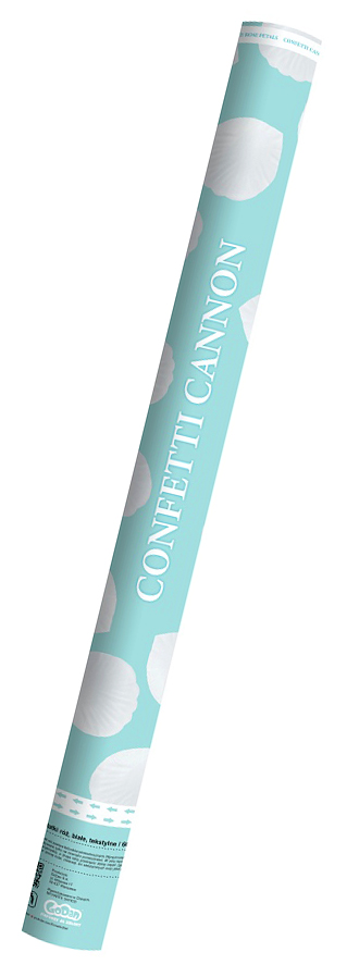 Konfetti pneumatyczne płatki róż 60 cmBiałe Konfetti Pneumatyczne Płatki Róż Tuba 60 cm. Z tuby wylatują białe materiałowe płatki róż . Konfetti nie zawiera ładunków pirotechnicznych, wyrzut następuje za pomocą sprężonego powietrza. Produkt przeznaczony tylko dla osób dorosłych.