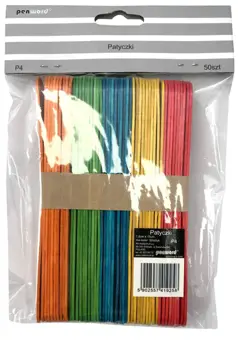 Patyczki P4 50szt MIX KOL 14cm PKD140