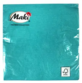 Serwetka kolorowa  33/33  3warst.  20szt Jasno niebieski