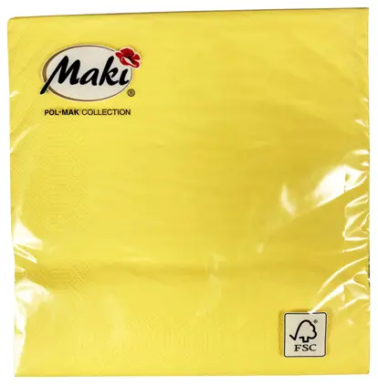 3-warstwowe, serwetki składane, to doskonały sposób na dekorację stołu. Dostepne w szerokiej gamie kolorów. Wymiary: 33x33 cm, opakowanie zawiera: 20 szt.

<!-- M10  P48 K250-->