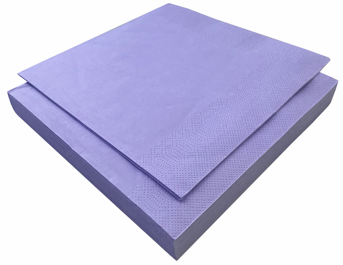 Serwetka kolorowa 33/33 3warst. 20szt Lawendowy Serwetki kolorowe lawendowe 33x33 cm 3-warstwowe 20 sztuk