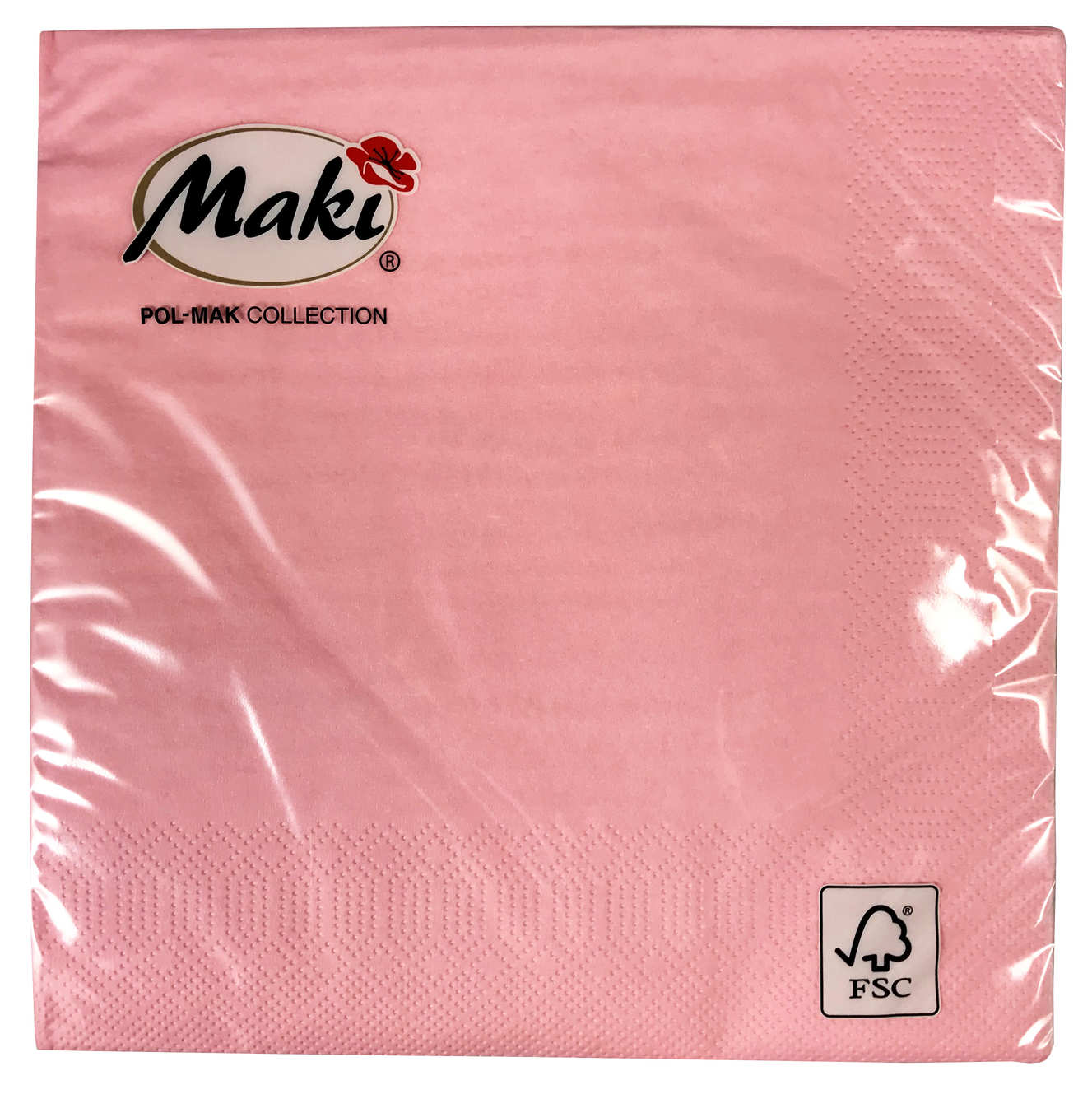 Serwetka kolorowa 33/33 3warst. 20szt Jasny różowy 3-warstwowe, serwetki składane, to doskonały sposób na dekorację stołu. Dostepne w szerokiej gamie kolorów. Wymiary: 33x33 cm, opakowanie zawiera: 20 szt.
<!-- M10 P48 K250-->