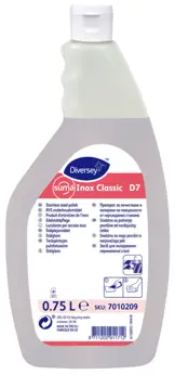 Płyn do stali Suma Inox Classic D7 750ml Polerowanie i zabezpieczanie stali nierdzewnej