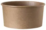 Miska papierowa Kraft 1000ml brązowa pojemnik do potraw gastronomicznych 50 sztuk