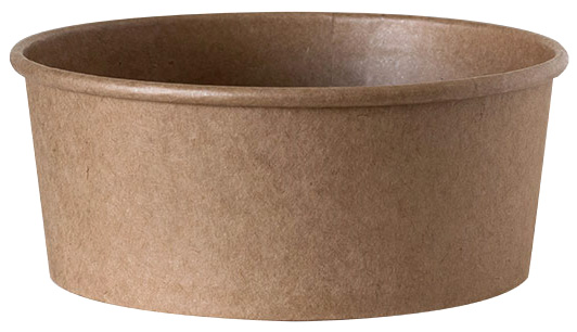 Miska papierowa Kraft (149) 750ml 50szt średnica 149mm Miska papierowa Kraft 750ml brązowa do żywności, opakowanie 50 sztuk
