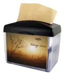 Podajnik do serwetek TAKE ONE CZARNY Dyspenser plastikowy