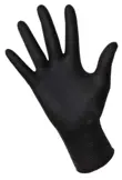Jednorazowe rękawice bezpudrowe wykonane z nitrylu w kolorze czarnym.

   *Opakowanie: 100 szt
   *Rozmiar: M
   *Wykończenie mankietu: równomiernie rolowany brzeg
   *Pasujące na lewą i prawą dłoń
   *Idealne: do badań laboratoryjnych, czynności...