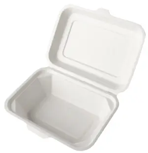 Pojemnik na Hamburger podwójny z trzciny 18,7/16/7,4cm