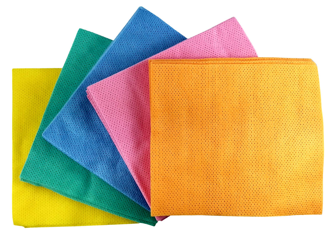 Odpowiednio dobrany skład oraz grubość ściereczki, gwarantują wysokość chłonność wody i innych płynów. Ścierki dzięki nowoczesnej technologii wytwarzania nie pylą, nie zostawiają drobin na wycieranej powierzchni, nie ulegają odbarwieniu. Znajdują zasto...